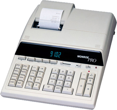 Monroe Pro Heavy-Duty Printing Calculator