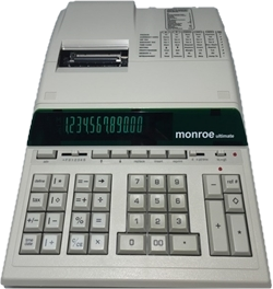 Monroe Ultimate Heavy-Duty Printing Calculator Monroe Ultimate Heavy-Duty Printing Calculator