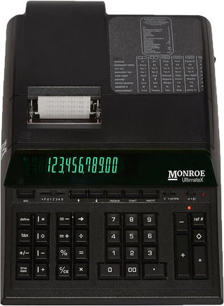 Monroe UltimateX Heavy-Duty Printing Calculator