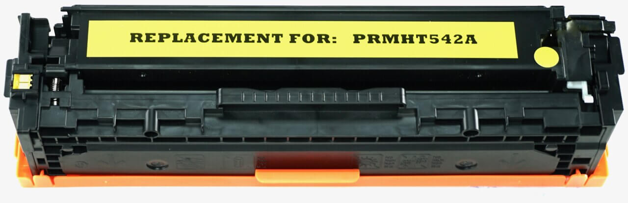 HP 125A (CB542A) YELLOW 1,400 PAGE YIELD REPLACEMENT LASERJET TONER  CARTRIDGE