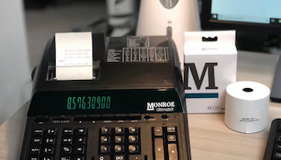 Monroe UltimateX Heavy-Duty Printing Calculator