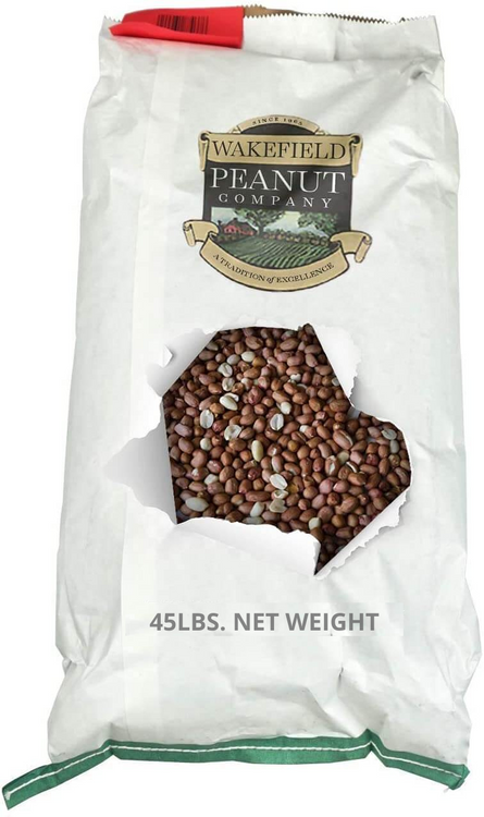 Wakefield Virginia Peanuts Shelled Animal Peanuts, 45LB - Monroe