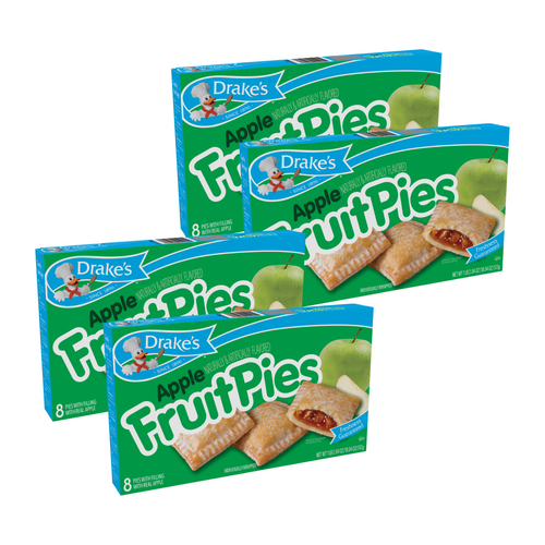 Drake's Apple Fruit Pies, 4 Box Bundle - Monroe Systems for Business