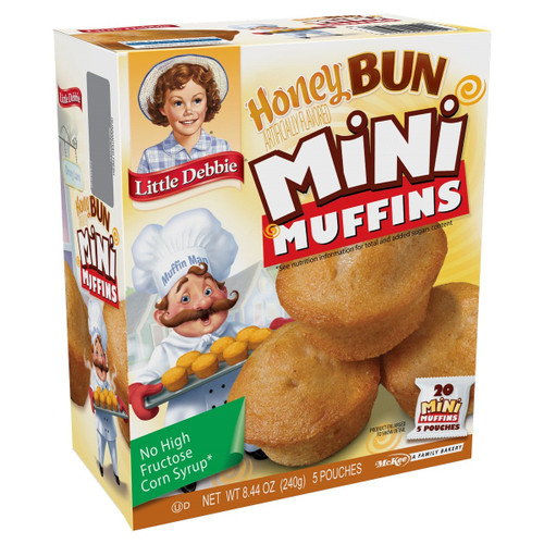 Little Debbie Little Muffins, Chocolate Chip - 8.27 oz box