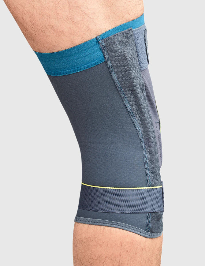 Push Sports Knee Brace may be worn under clothing for discreet knee support during activity