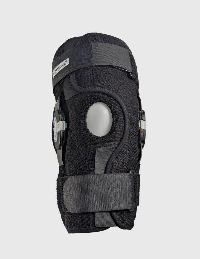 Supportive 13" knee brace designed to guide safe movement and promote confident return to activity.