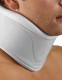 Close-up of Push med Neck Brace showing anatomical contour and breathable Sympress™ material designed for comfortable cervical spine support.