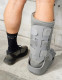 Standard air walker featuring front and back panels designed to stabilise the foot and ankle during recovery