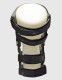 Heavy-duty hinged knee brace designed to support ACL, MCL and ligament instability during rehabilitation.