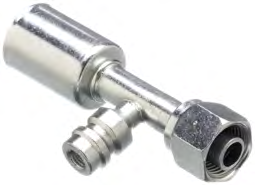 Ring Nut Swivel with R134a Service Port