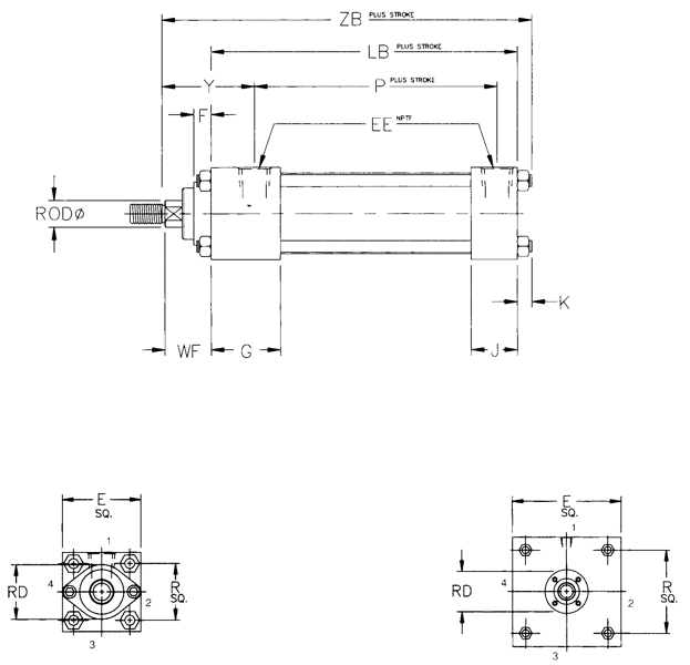 NFPA MX0 mounting diagram
