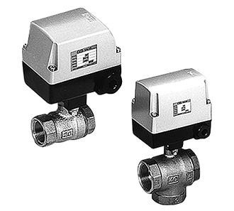 MXB1, MXG1 Motorized 2, 3-port ball valve