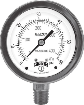 Representative Winters PFQ-ZR manufacturer catalog image; ordered configuration is defined by listed specifications