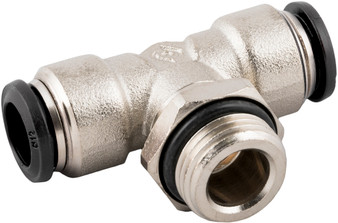 Swivel Branch Tee 8mm (5/16") Tube x 1/4" BSPP - 50215N-8-1/4