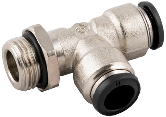 Swivel Run Tee 12mm Tube x 1/2" BSPP - 50225N-12-1/2