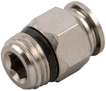 Straight Male Metal Release Collet 10mm Tube x 3/8" Swift-Fit - 57000-10-3/8