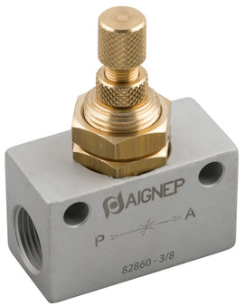 Inline Aluminum Needle Valve (Bi-Directional) 1/4" NPTF Female - 82860-04