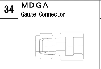 MDGA manufacturer series illustration; representative only. Size, dimensions and finish vary by model.