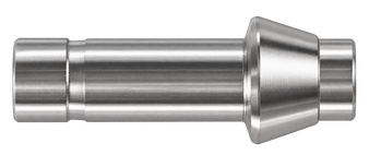 DPC stainless steel compression fitting — representative colored series image; dimensions vary by model.
