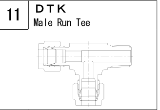 DTK manufacturer series illustration; representative only. Size, dimensions and finish vary by model.