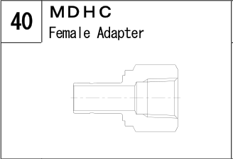MDHC manufacturer series illustration; representative only. Size, dimensions and finish vary by model.