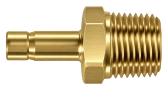 DHA brass compression fitting — representative colored series image; dimensions vary by model.
