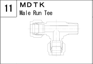 MDTK manufacturer series illustration; representative only. Size, dimensions and finish vary by model.