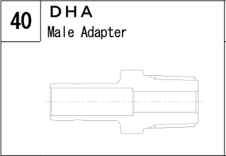 DHA manufacturer series illustration; representative only. Size, dimensions and finish vary by model.
