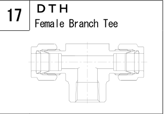 DTH manufacturer series illustration; representative only. Size, dimensions and finish vary by model.