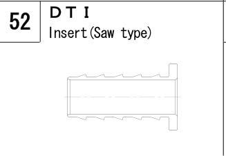DTI provisional series illustration. Confirm the fitting type, tube size and thread before ordering; dimensions and finish vary.