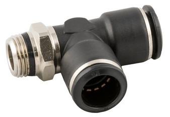 Composite Swivel Run Tee 14mm Tube x 3/8" Swift-Fit - 55222-14-3/8