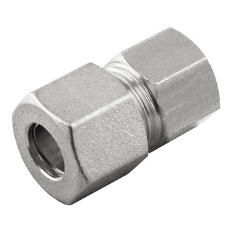 Cmp Str Female 14mm x 3/8 BSPP (Brass) - 13500-14-3/8