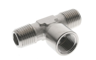 Tee w/Fm Center Leg 3/4 Ml BSPT Fm BSPP - 4020-3/4