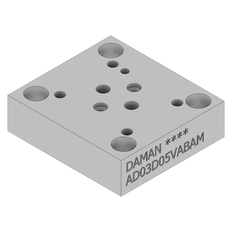 Aluminum Valve Adaptor - AD03D05VABAM