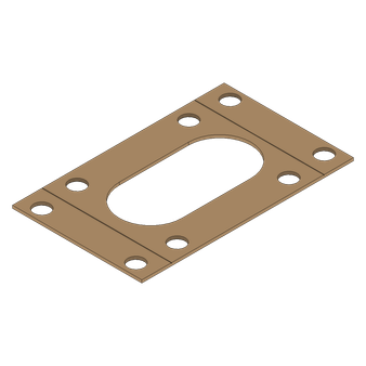 D03 Vertical Mounting Gasket - 185-D03MKG