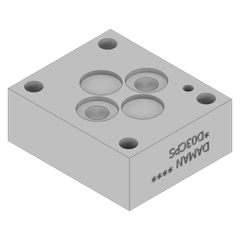 Aluminum Cover Plate - AD03CPS