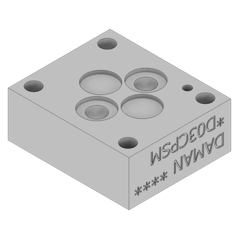 Aluminum Cover Plate - AD03CPSM
