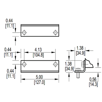 D05HD07 Metric Mounting Kit - 185-500MKM