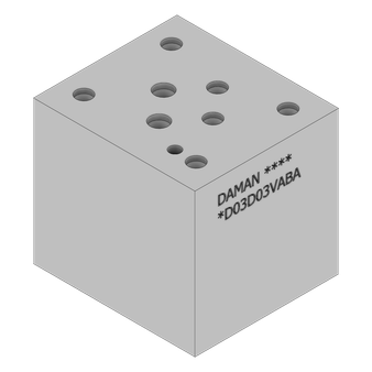 Aluminum Valve Adaptor - AD03D03VABA