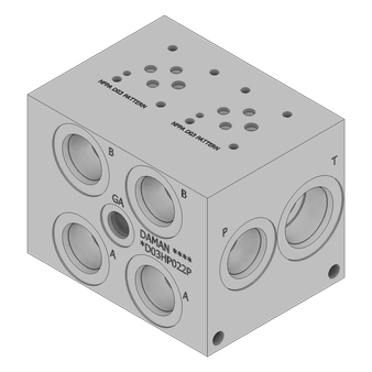 Aluminum Valve Manifold - AD03HP022P