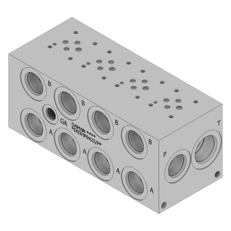 Aluminum Valve Manifold - AD03HP042S/PA
