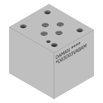 Aluminum Valve Adaptor - AD03D03VABAM