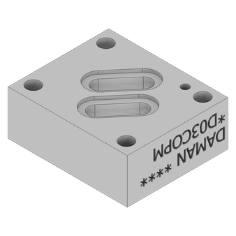 Aluminum Crossover Cover Plate - AD03COPM