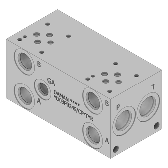 Aluminum Valve Manifold - AD03P024S/CPATAR