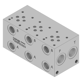 Aluminum Valve Manifold - AD03P032B/S