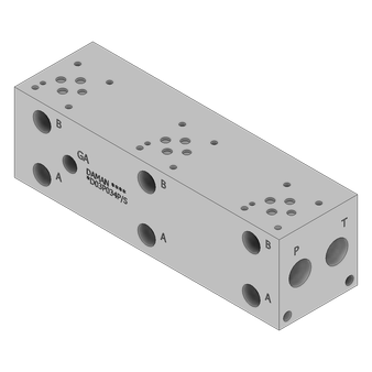 Aluminum Valve Manifold - AD03P024P/S