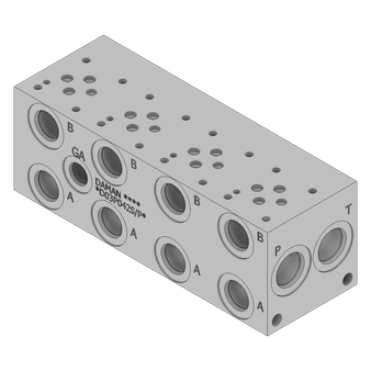 Aluminum Valve Manifold - AD03P042S/PA
