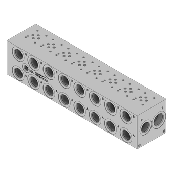 Aluminum Valve Manifold - AD03HP082S/C