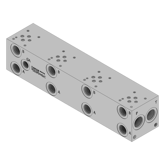 Aluminum Valve Manifold - AD03P044S/C