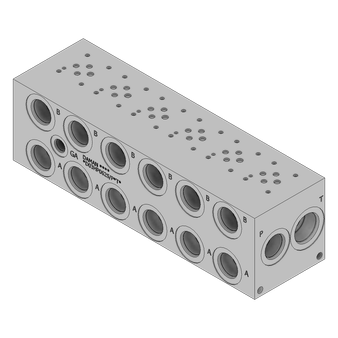 Aluminum Valve Manifold - AD03P062S/PCTC